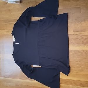 Loft Navy Blue Blouse